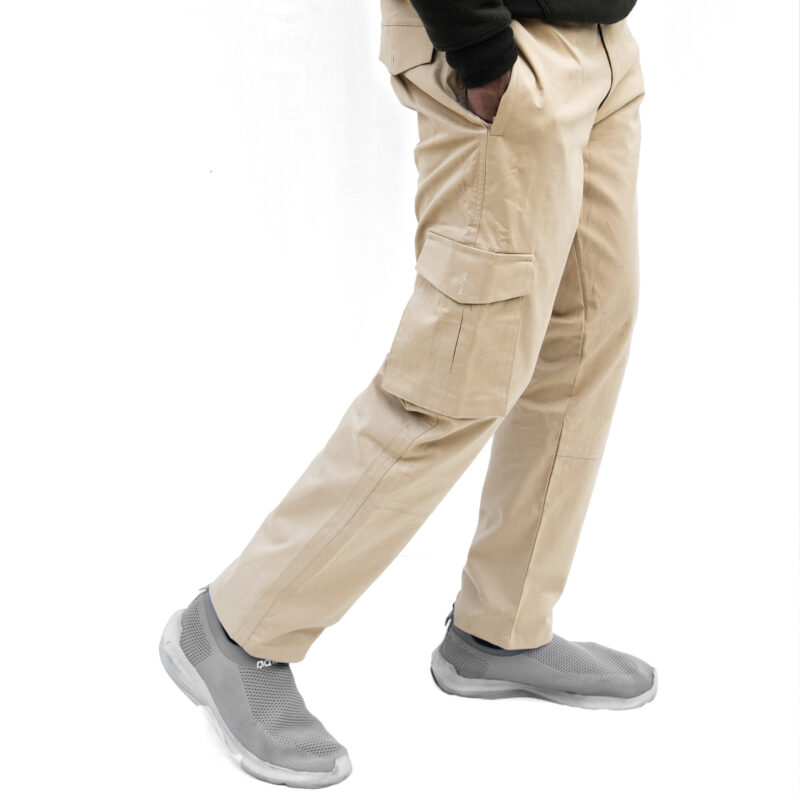 Inception Men’s Stylish Comfort Fit Cargos (Tan)