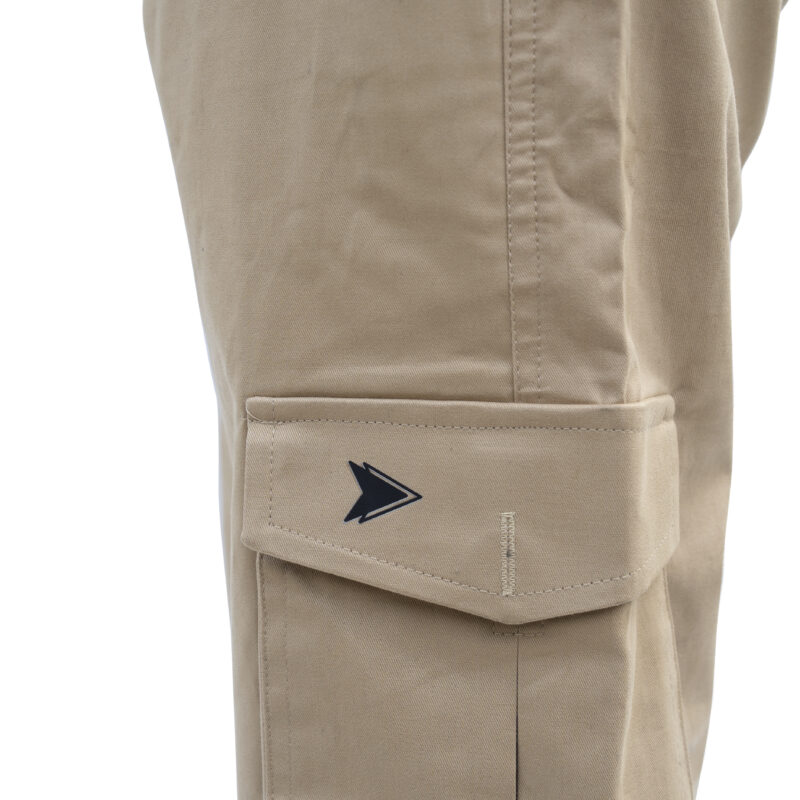 Inception Men’s Stylish Comfort Fit Cargos (Tan) - Image 3