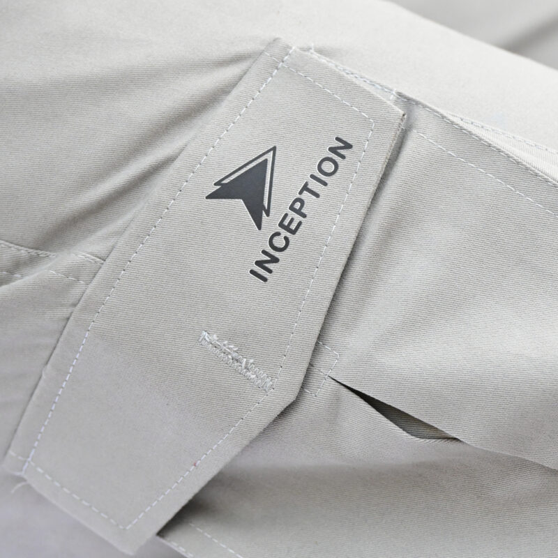 Inception Men’s Stylish Comfort Fit Cargos (Grey) - Image 7