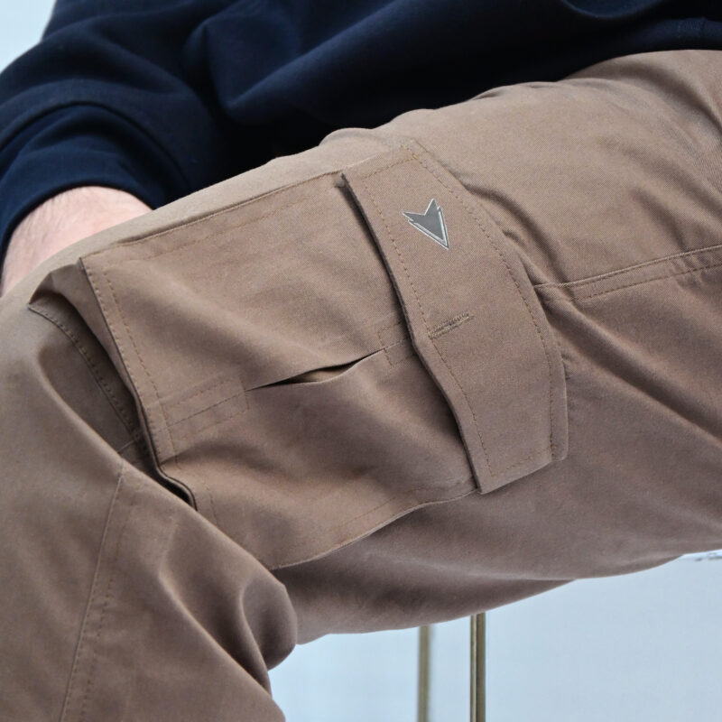 Inception Men’s Stylish Comfort Fit Cargos (Brown) - Image 3