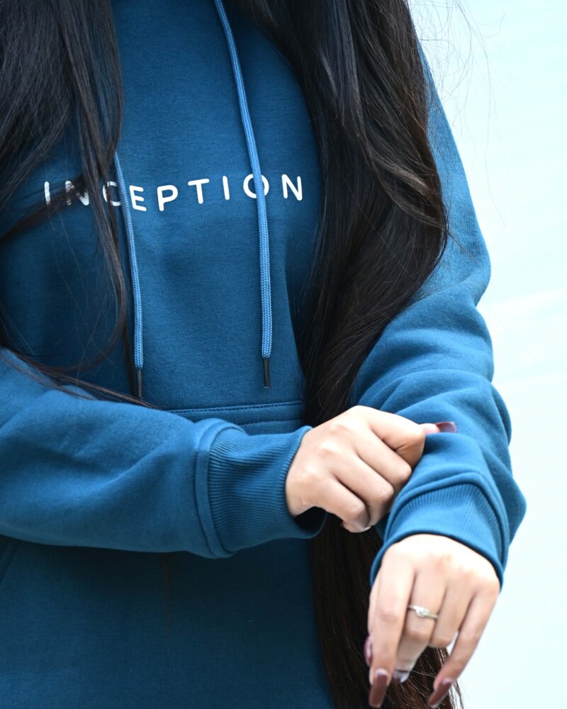 INCEPTION COMFORT FIT AIR FORCE BLUE HOODIE - Image 2
