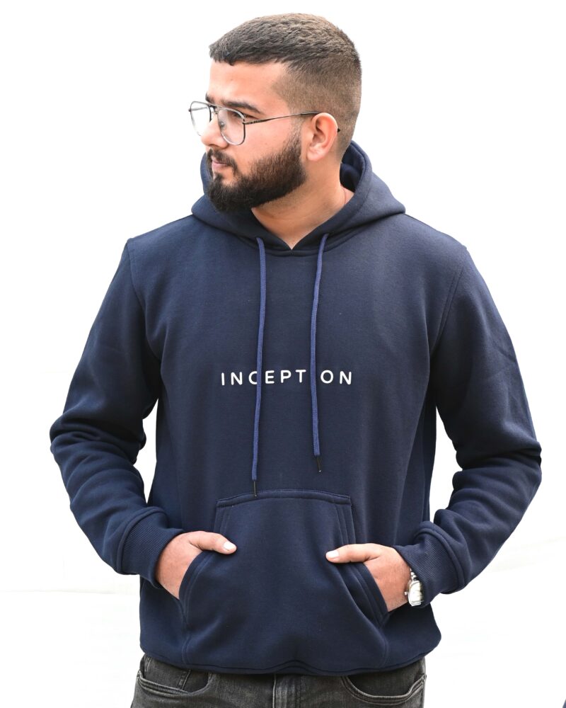 INCEPTION COMFORT FIT BLUE HOODIE