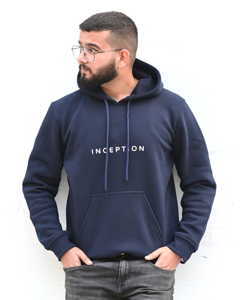 INCEPTION COMFORT FIT BLUE HOODIE - Image 3