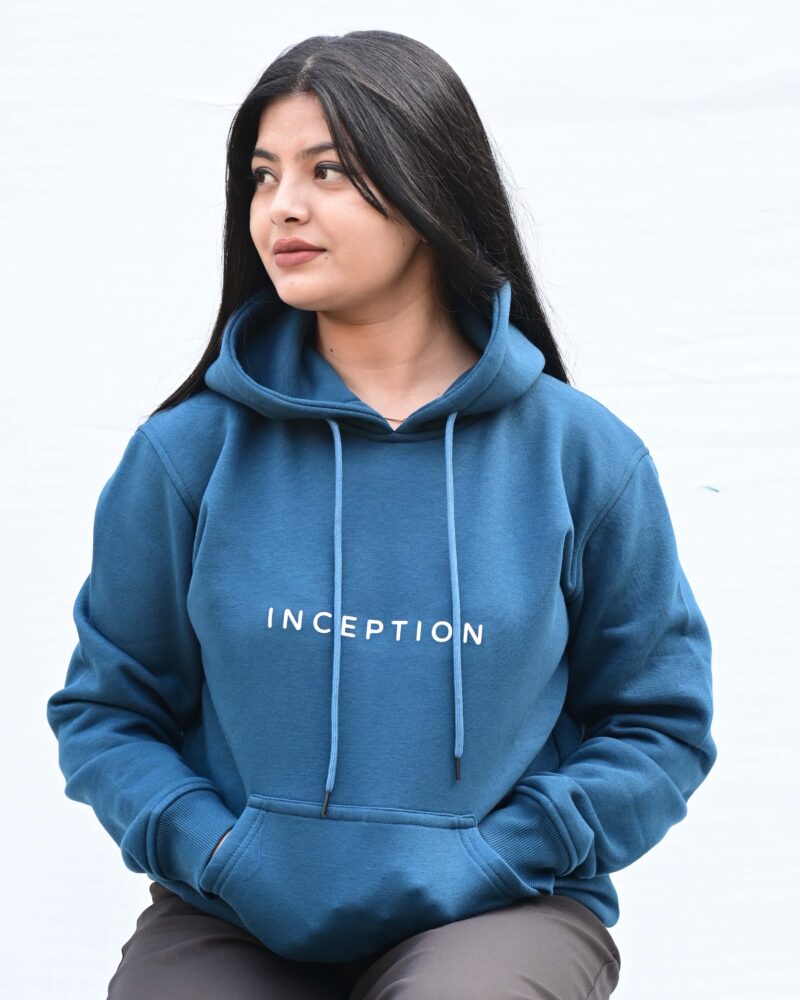 INCEPTION COMFORT FIT AIR FORCE BLUE HOODIE - Image 4